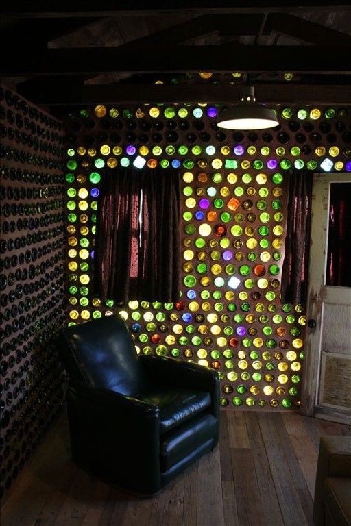 one-of-a-kind bottle house